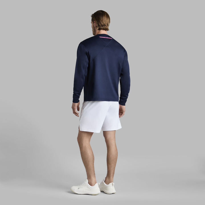 G/FORE MEN'S COTTON JERSEY LONG SLEEVE TEE - TWILIGHT