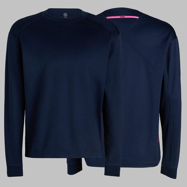 G/FORE MEN'S COTTON JERSEY LONG SLEEVE TEE - TWILIGHT