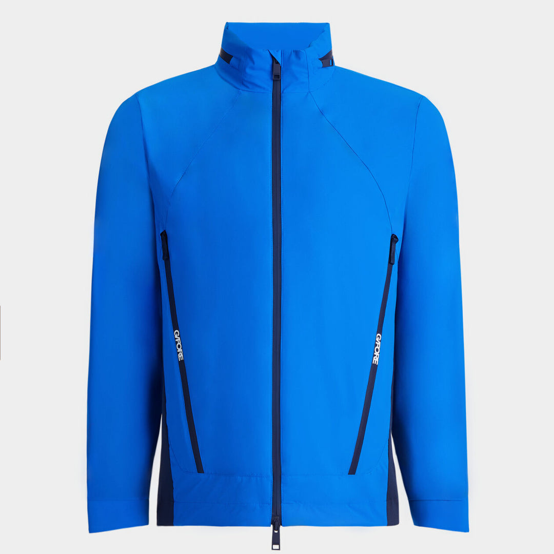 G/FORE MENS WHISPER WATER REPELLENT STRETCH HOODED JACKET - RACER