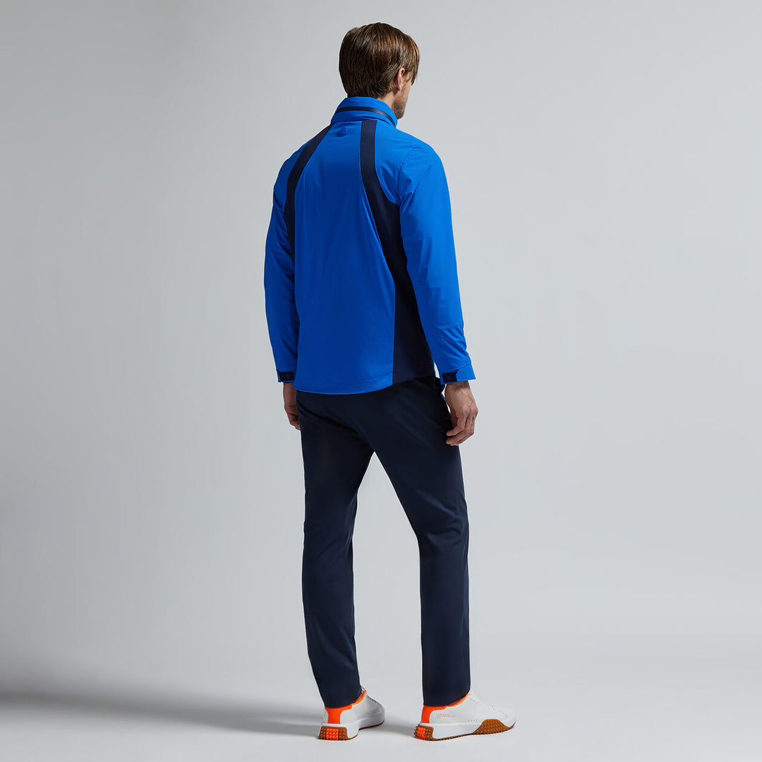 G/FORE MENS WHISPER WATER REPELLENT STRETCH HOODED JACKET - RACER