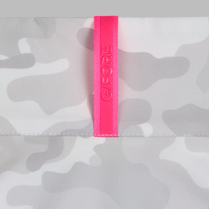G/FORE MEN'S PARACHUTE CAMO WINDBREAKER - SNOW CAMO