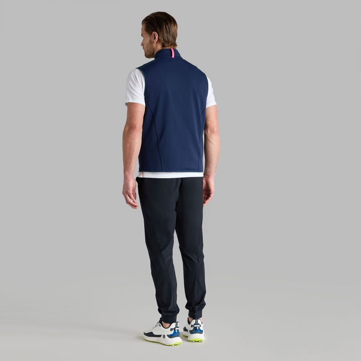 G/FORE MEN'S DOUBLE KNIT VEST - TWILIGHT