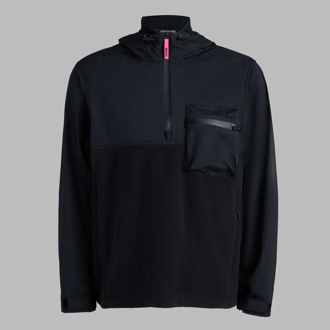 G/FORE MEN'S STRETCH TECH SHERPA HOODIE - ONYX