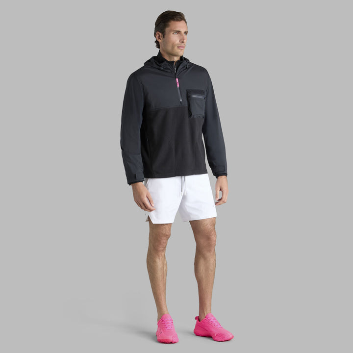 G/FORE MEN'S STRETCH TECH SHERPA HOODIE - ONYX