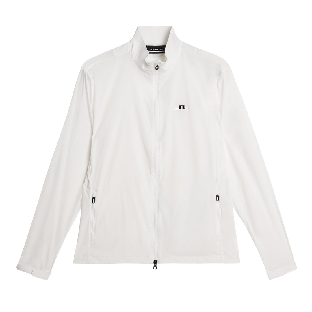 J.Lindeberg Men's Ash Light Packable Jacket- WHITE
