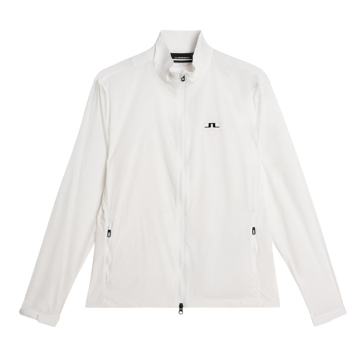 J.Lindeberg Men's Ash Light Packable Jacket- WHITE