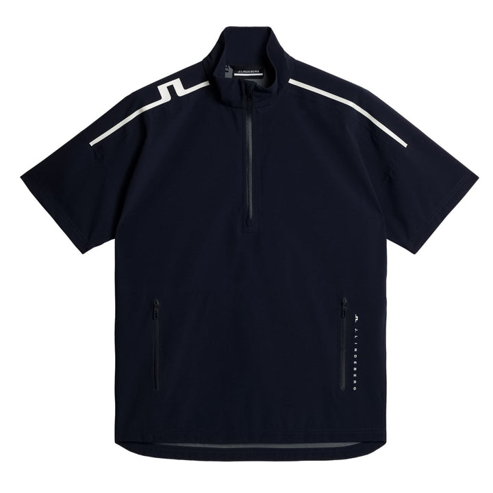 J.Lindeberg Men's Arvid Rain Half Sleeve Shirt - JL NAVY
