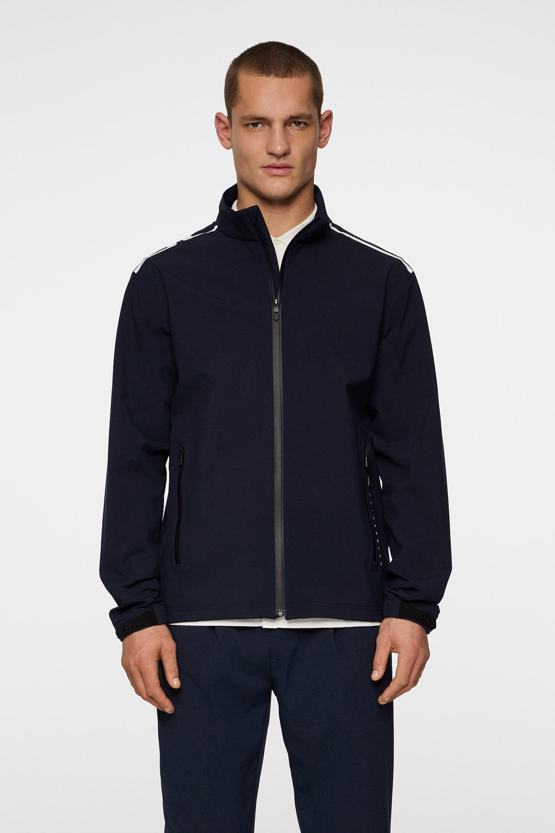 J.Lindeberg Men's Arvid Rain Jacket - JL NAVY