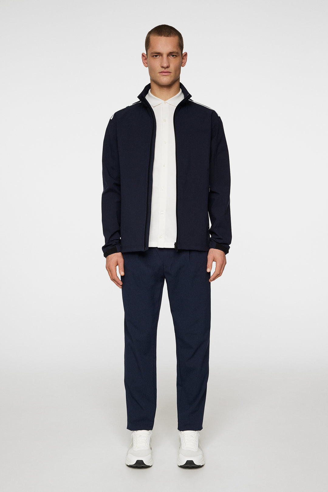 J.Lindeberg Men's Arvid Rain Jacket - JL NAVY