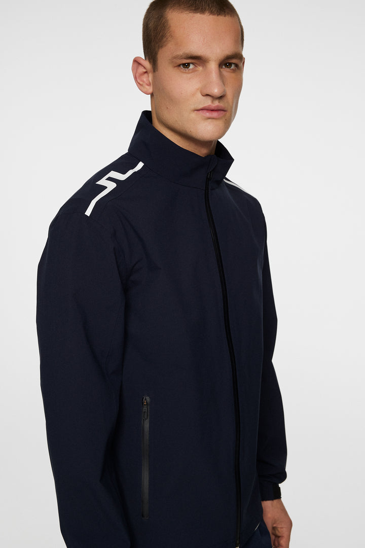 J.Lindeberg Men's Arvid Rain Jacket - JL NAVY