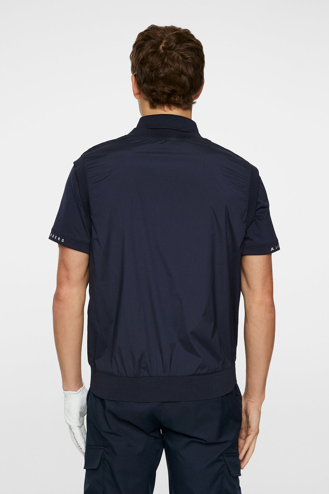 J.Lindeberg Men's Hybrid Vest Windbreaker - JL NAVY