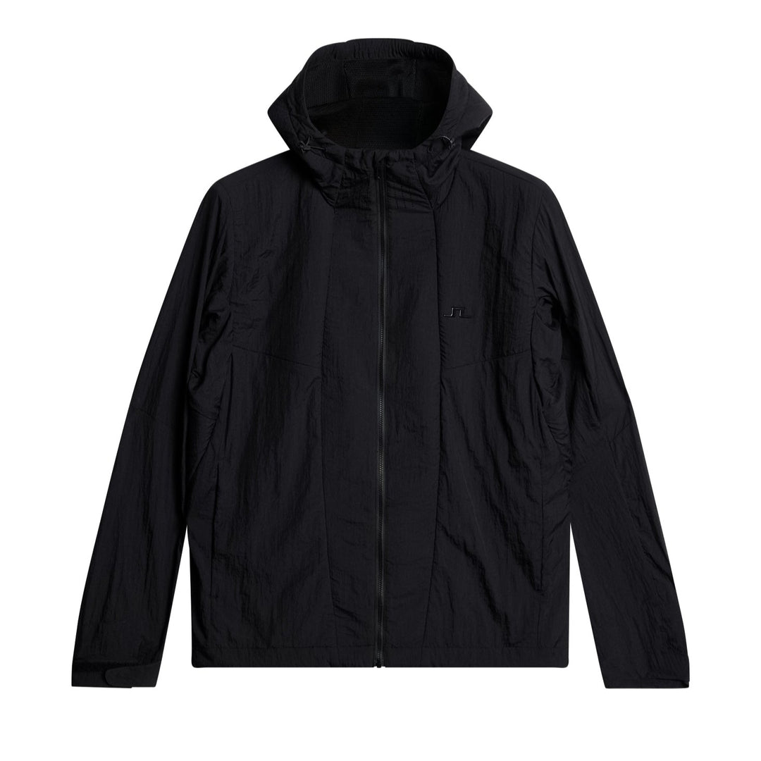 J.Lindeberg Men's DESMOND HOODED Jacket - BLACK