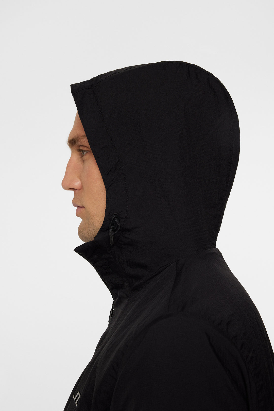 J.Lindeberg Men's DESMOND HOODED Jacket - BLACK