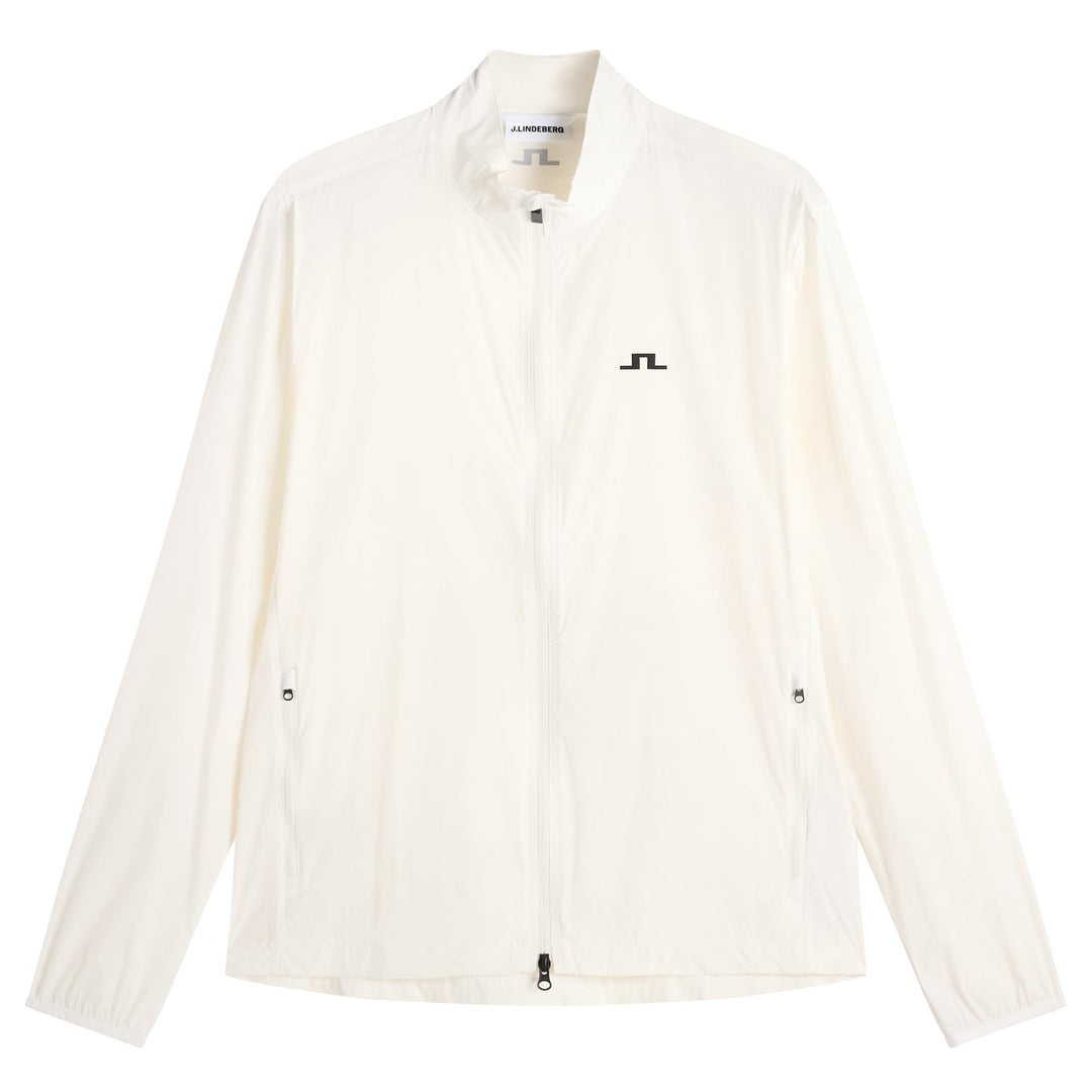 J.Lindeberg Men's Ash Light Packable Jacket - WHITE