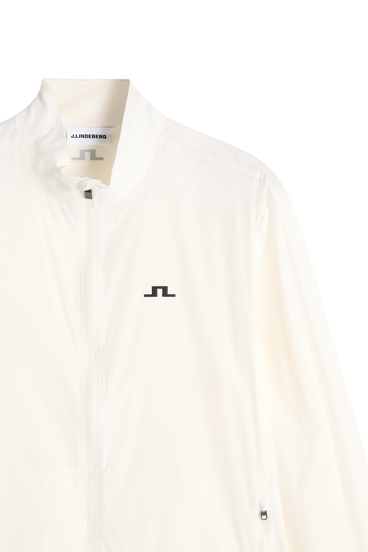 J.Lindeberg Men's Ash Light Packable Jacket - WHITE