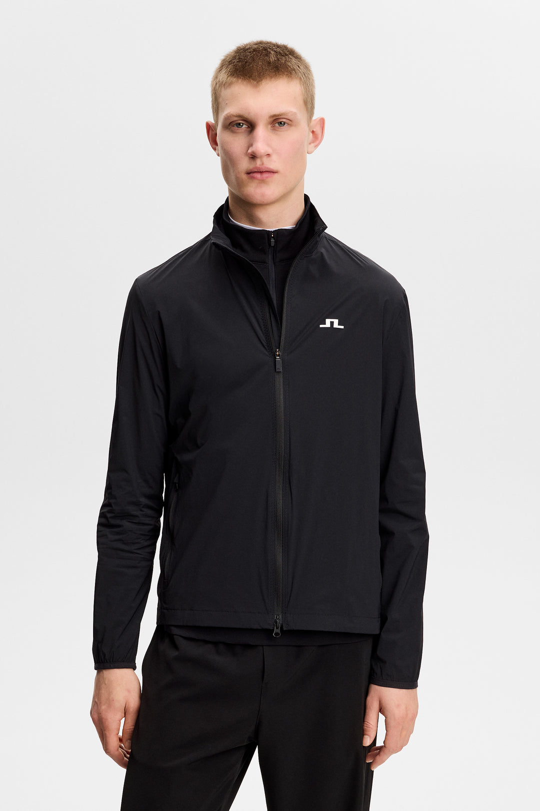 J.Lindeberg Men's Ash Light Packable Jacket - BLACK