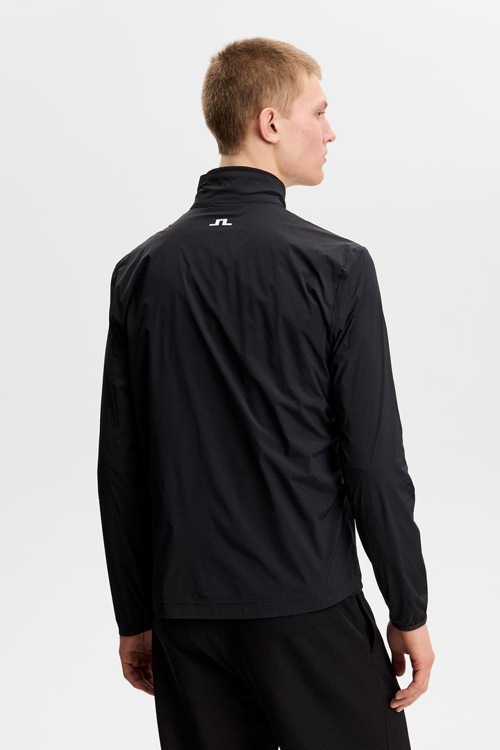 J.Lindeberg Men's Ash Light Packable Jacket - BLACK