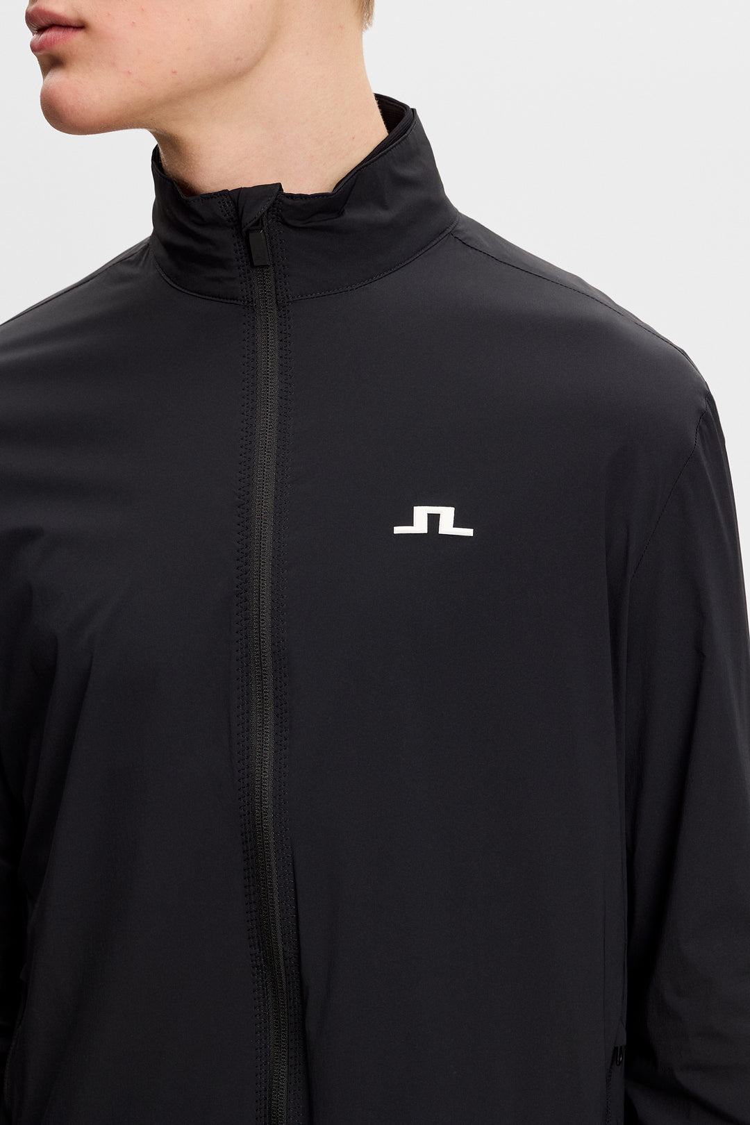 J.Lindeberg Men's Ash Light Packable Jacket - BLACK