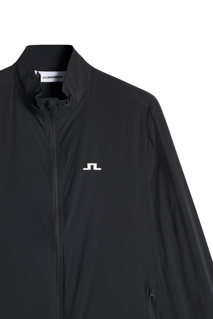 J.Lindeberg Men's Ash Light Packable Jacket - BLACK