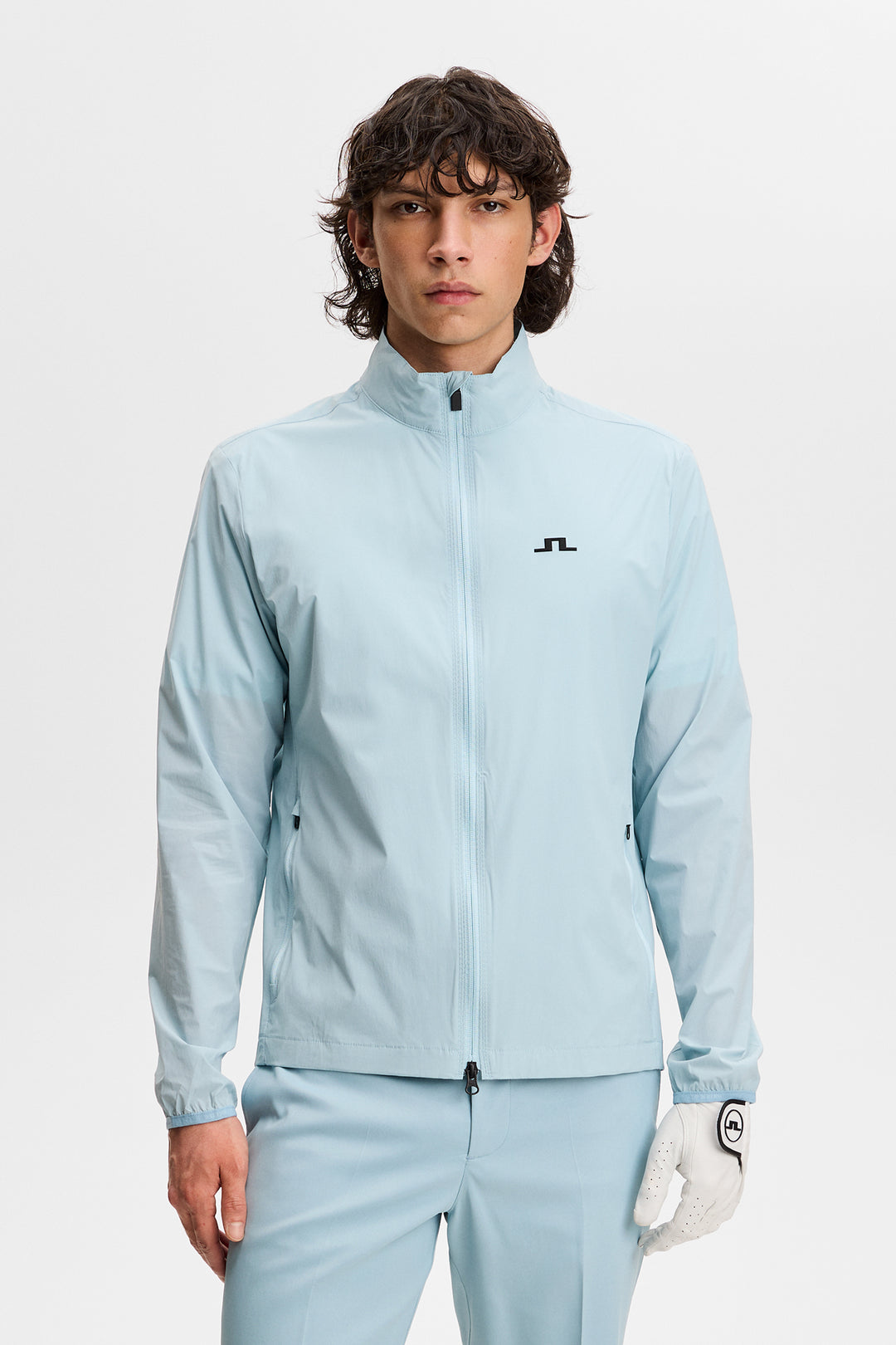 J.Lindeberg Men's Ash Light Packable Jacket - FORGET ME NOT