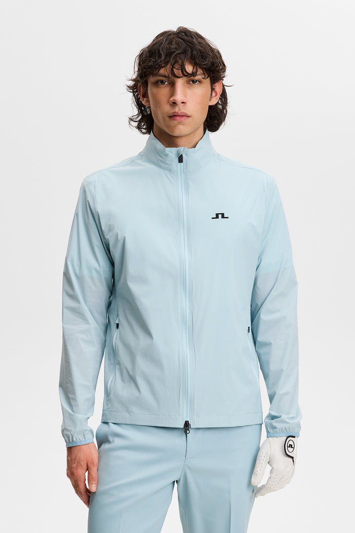 J.Lindeberg Men's Ash Light Packable Jacket - FORGET ME NOT
