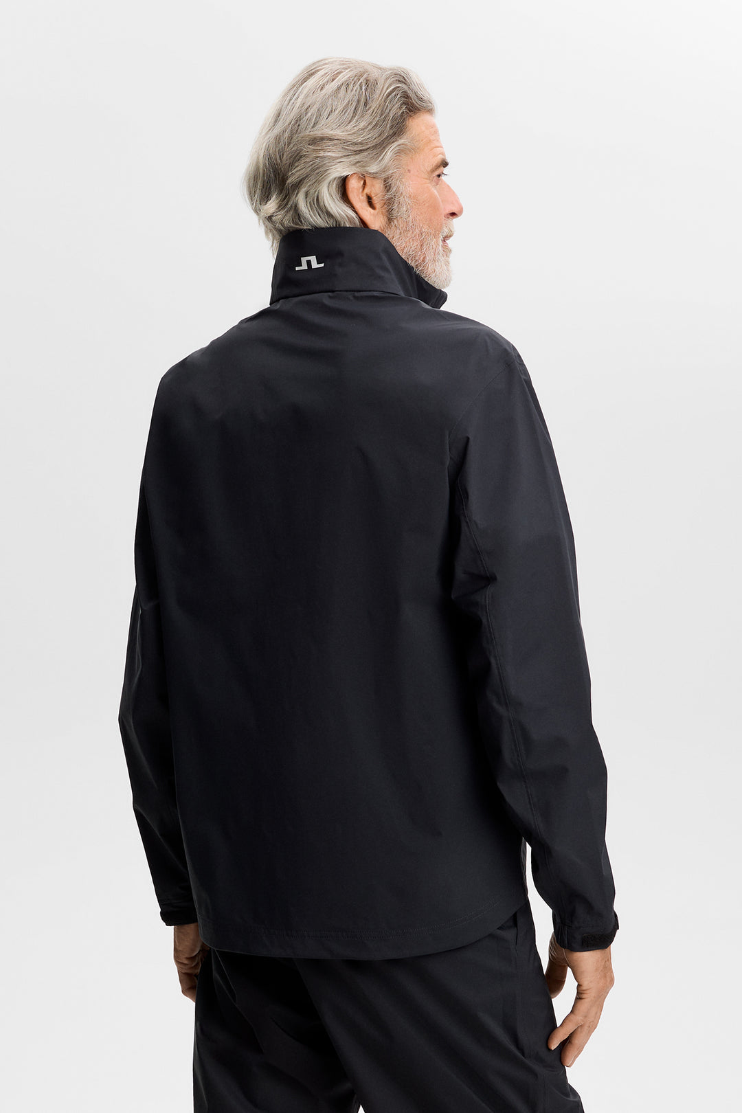 J.Lindeberg Men's Shay Rain Jacket - BLACK