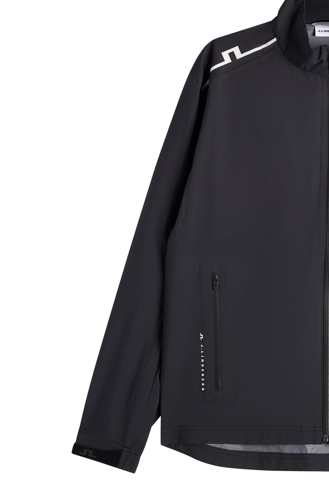 J.Lindeberg Men's Shay Rain Jacket - BLACK
