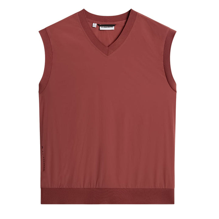 J.Lindeberg Men's Hybrid Vest Windbreaker - APPLE BUTTER