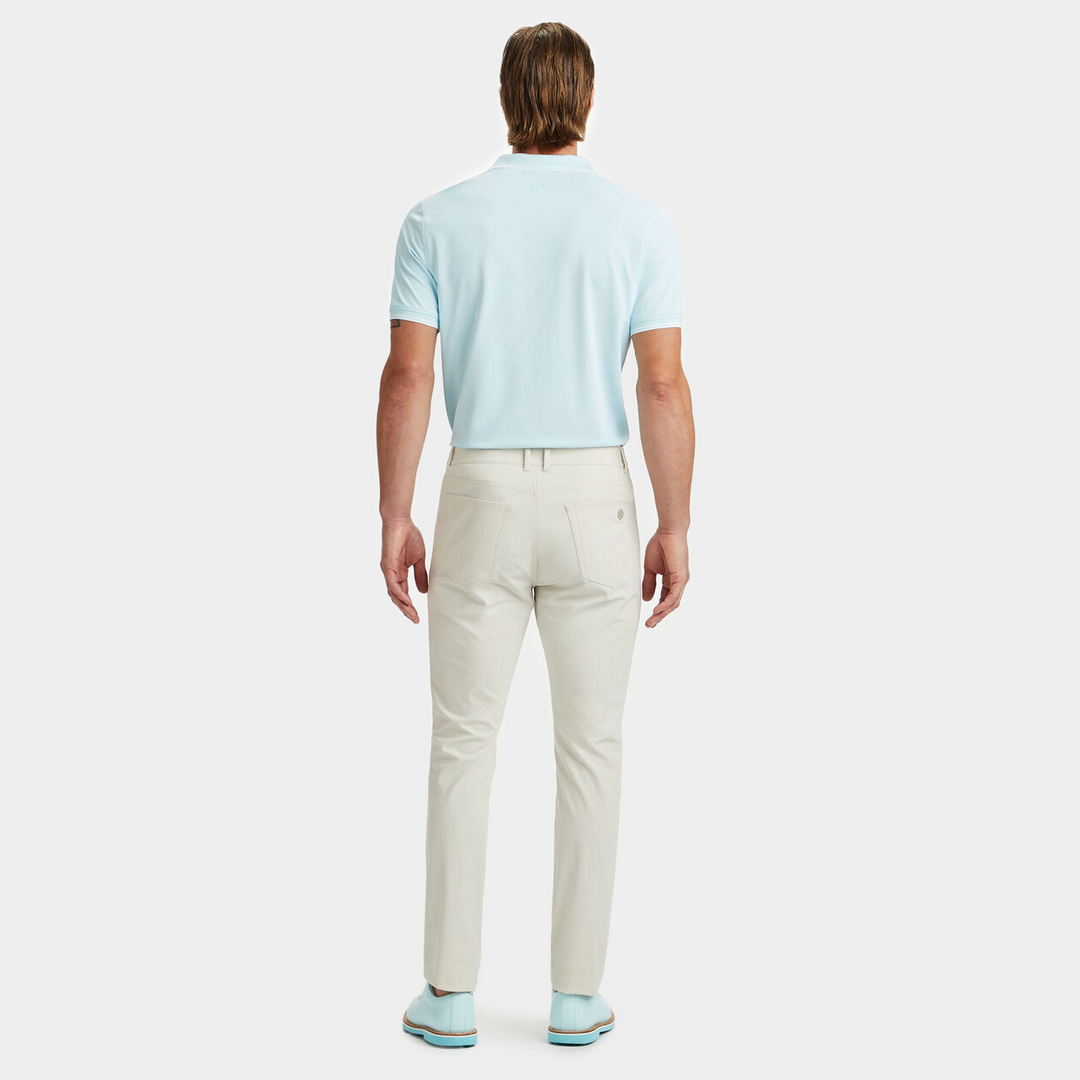G/FORE MEN'S JOHNNY COLLAR TECH PIQUÉ BANDED SLEEVE POLO- DAY BREAK