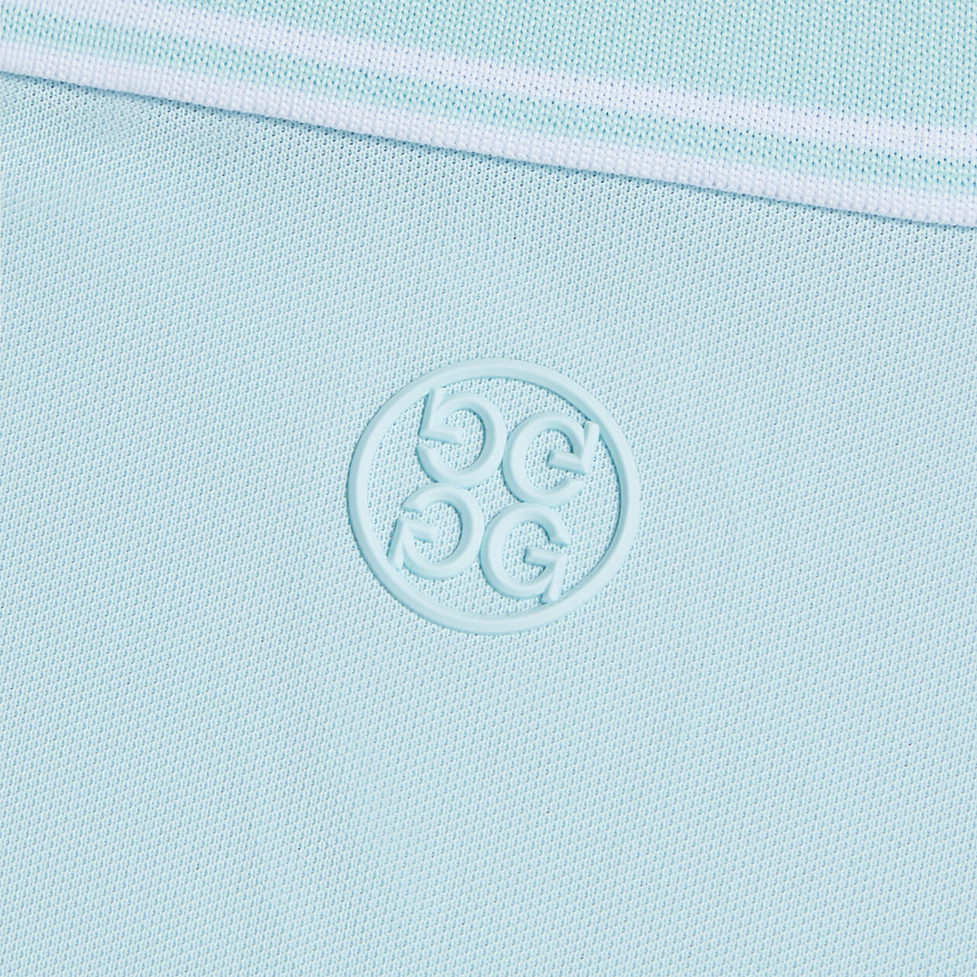 G/FORE MEN'S JOHNNY COLLAR TECH PIQUÉ BANDED SLEEVE POLO- DAY BREAK