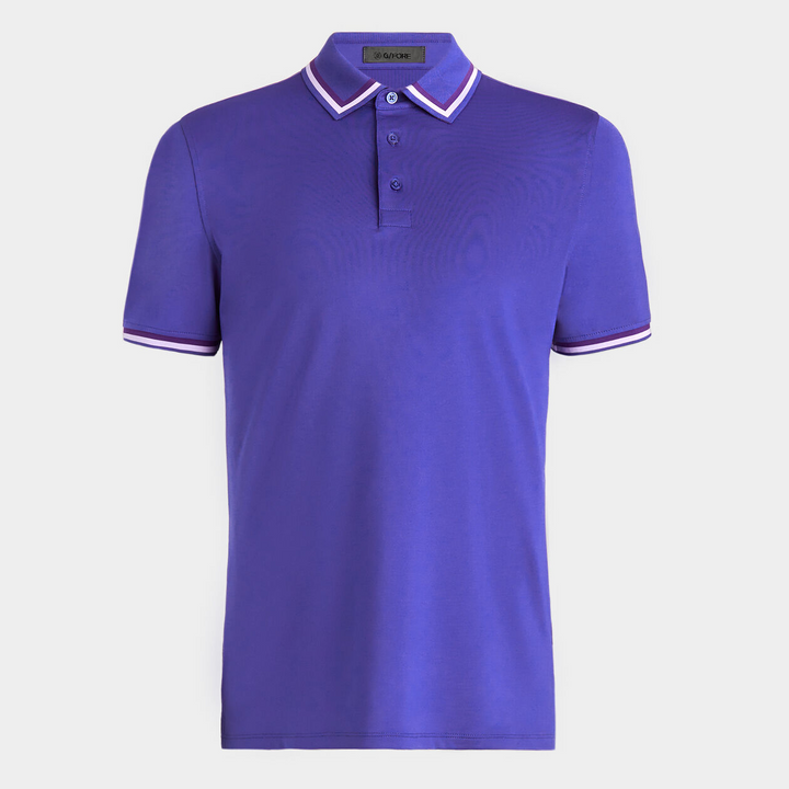 G/FORE MEN'S TUX TECH JERSEY BANDED SLEEVE POLO - SUPER