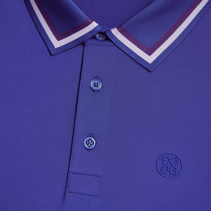 G/FORE MEN'S TUX TECH JERSEY BANDED SLEEVE POLO - SUPER