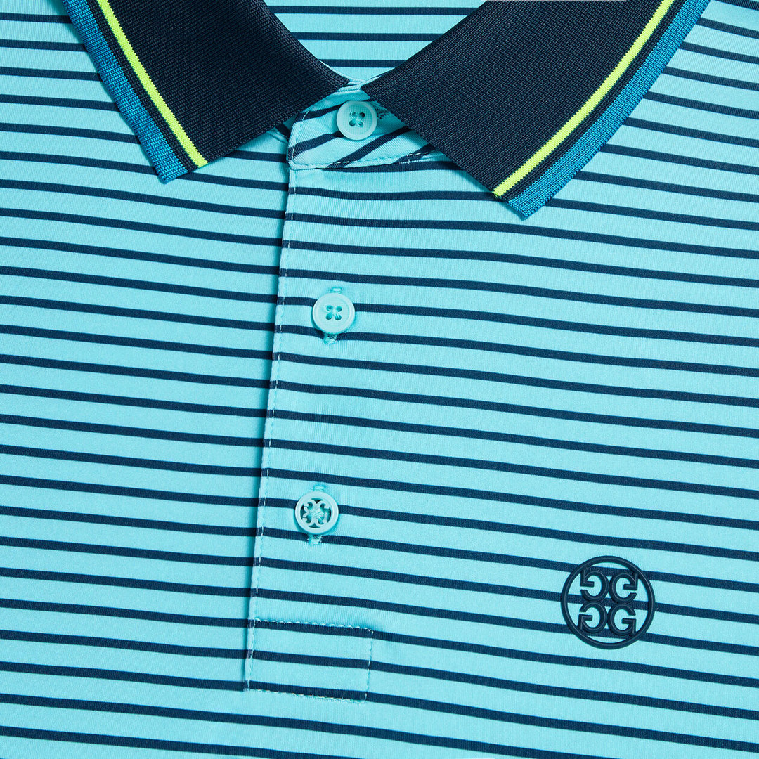 G/FORE MEN'S SKULL & TEES 3D TECH JERSEY POLO - STORM