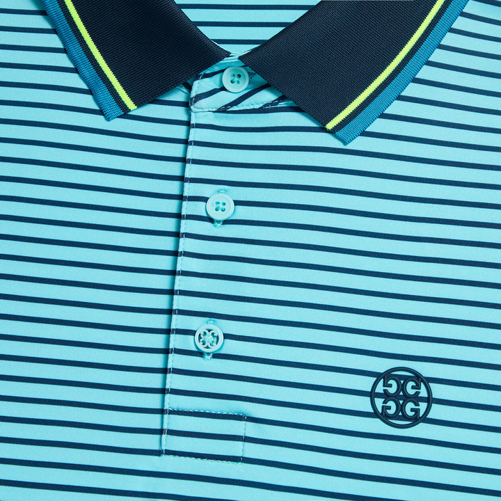 G/FORE MEN'S SKULL & TEES 3D TECH JERSEY POLO - STORM
