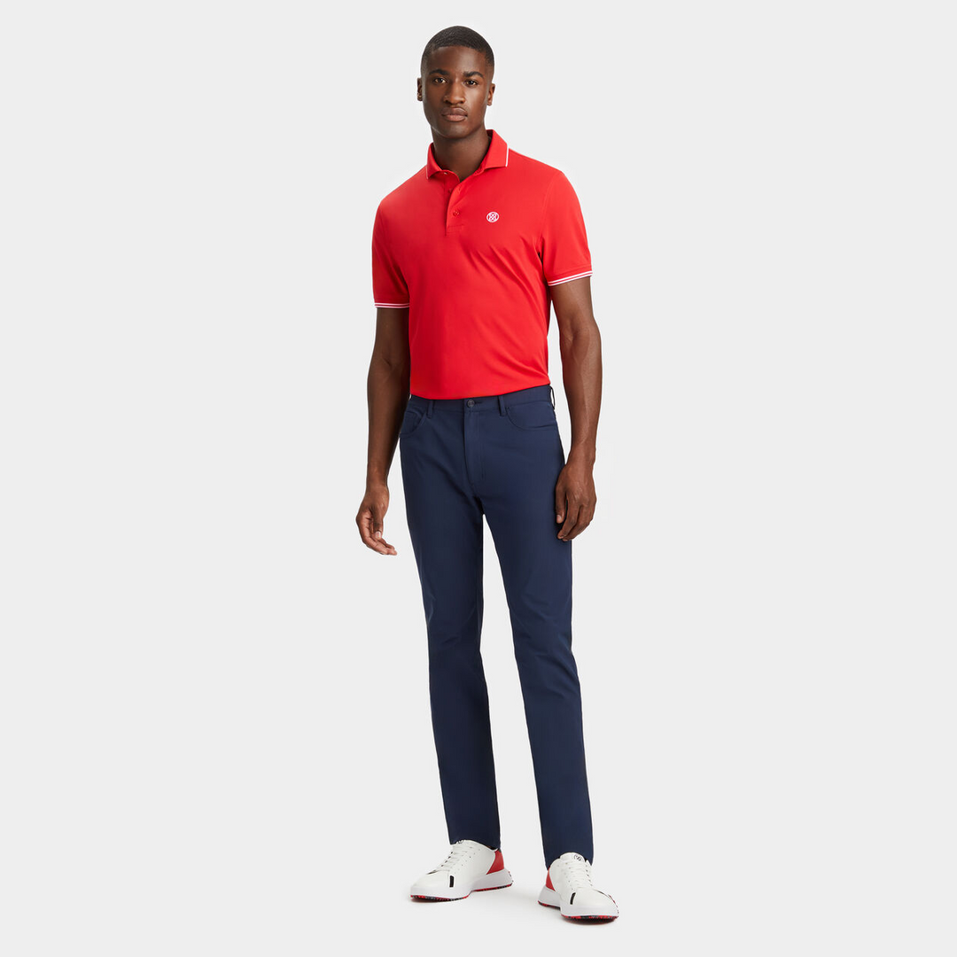 G/FORE MEN'S LTD RELEASE TUX PERFORMANCE PIQUÉ POLO - LAVA