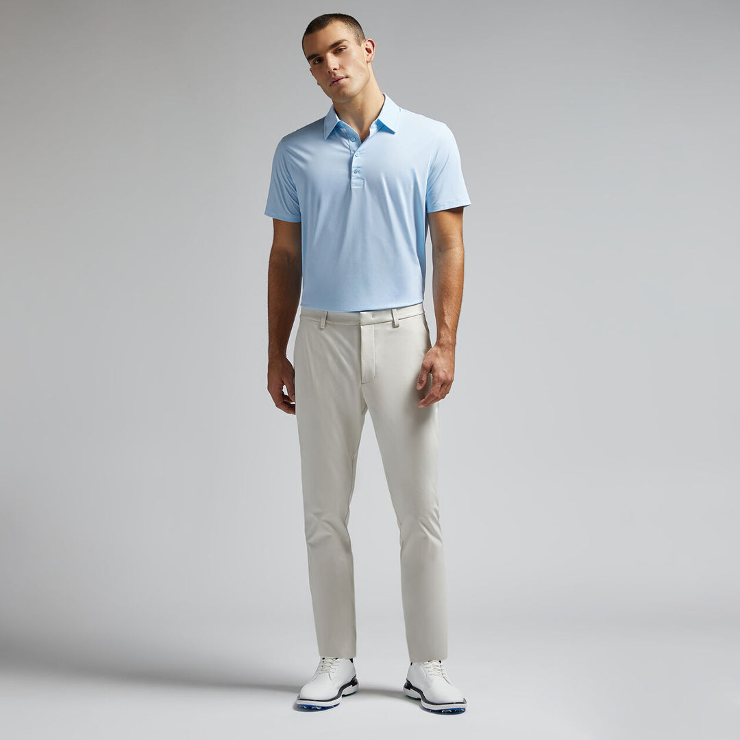 G/FORE MENS BIRDSEYE STITCH TECH PIQUÉ POLO - BAJA