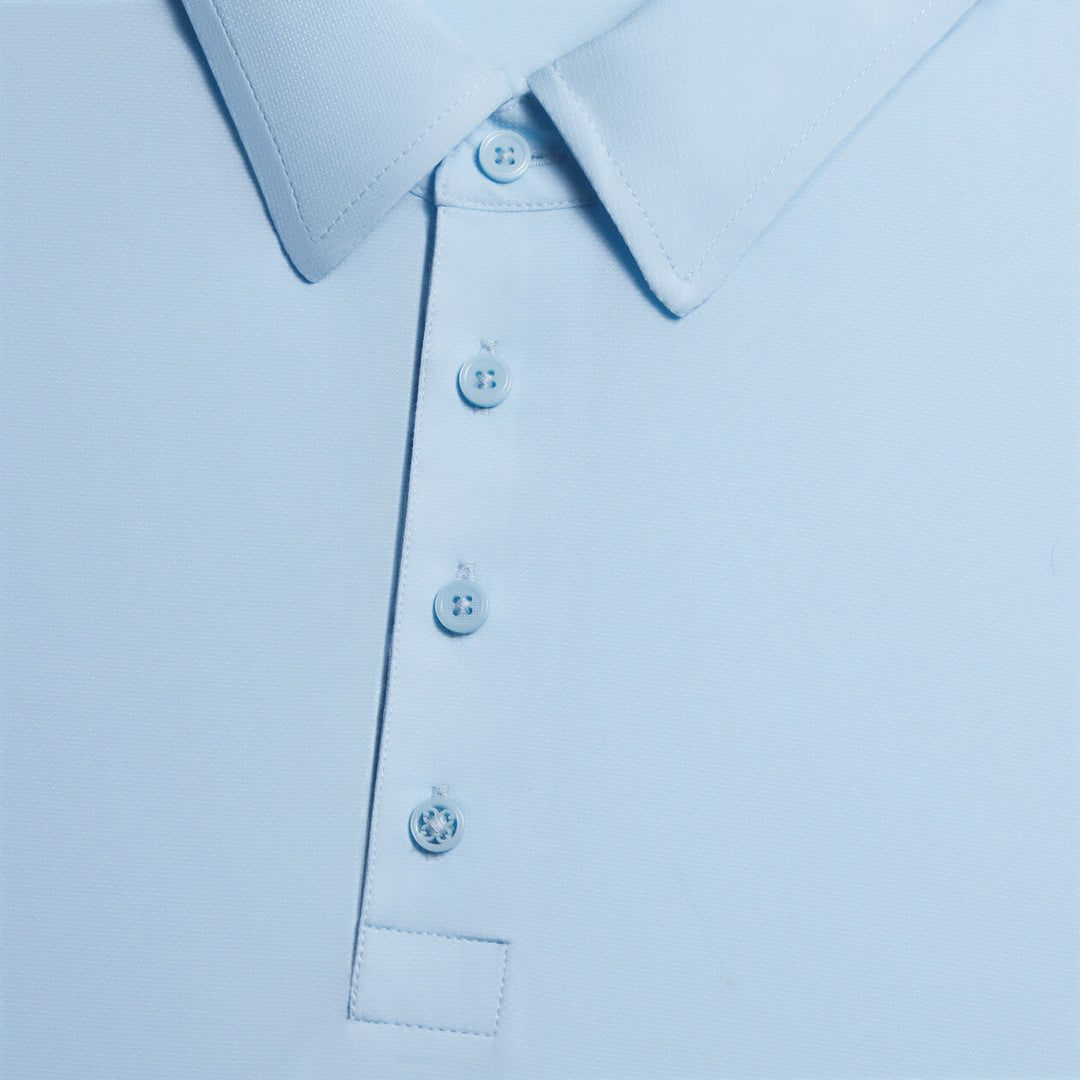 G/FORE MENS BIRDSEYE STITCH TECH PIQUÉ POLO - BAJA