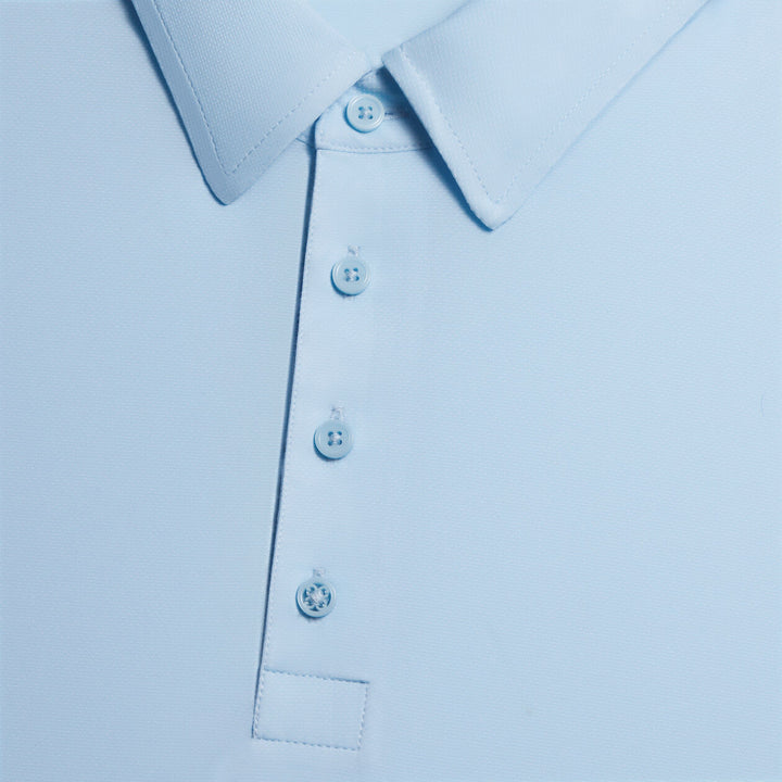 G/FORE MENS BIRDSEYE STITCH TECH PIQUÉ POLO - BAJA
