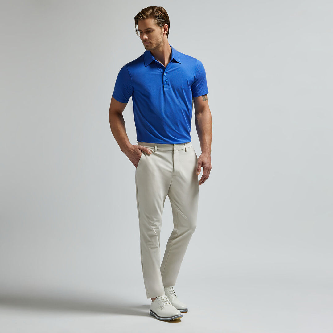 G/FORE MEN'S BIRDSEYE STITCH TECH PIQUÉ POLO - RACER