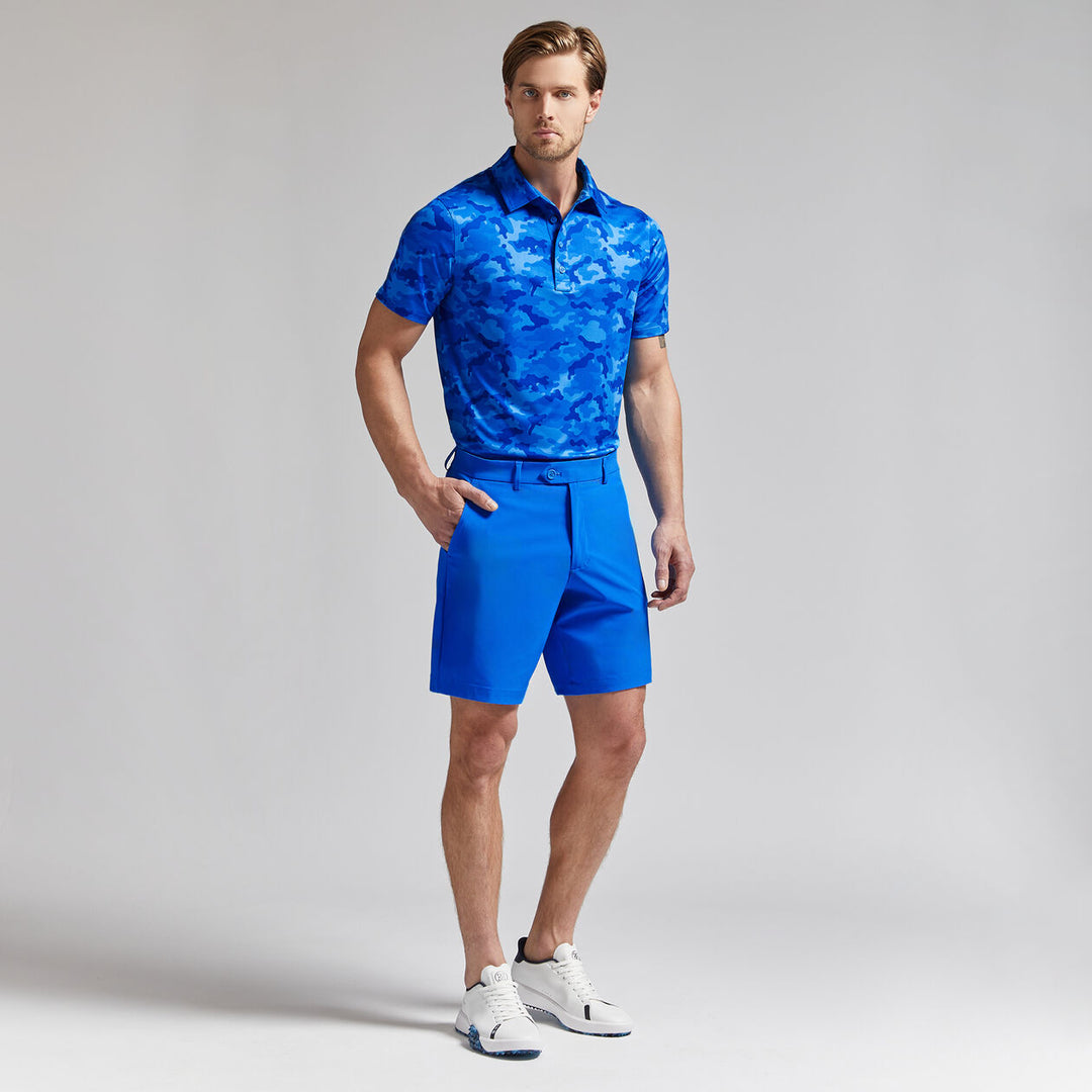 G/FORE MENS MAPPED CAMO TECH JERSEY POLO - RACER