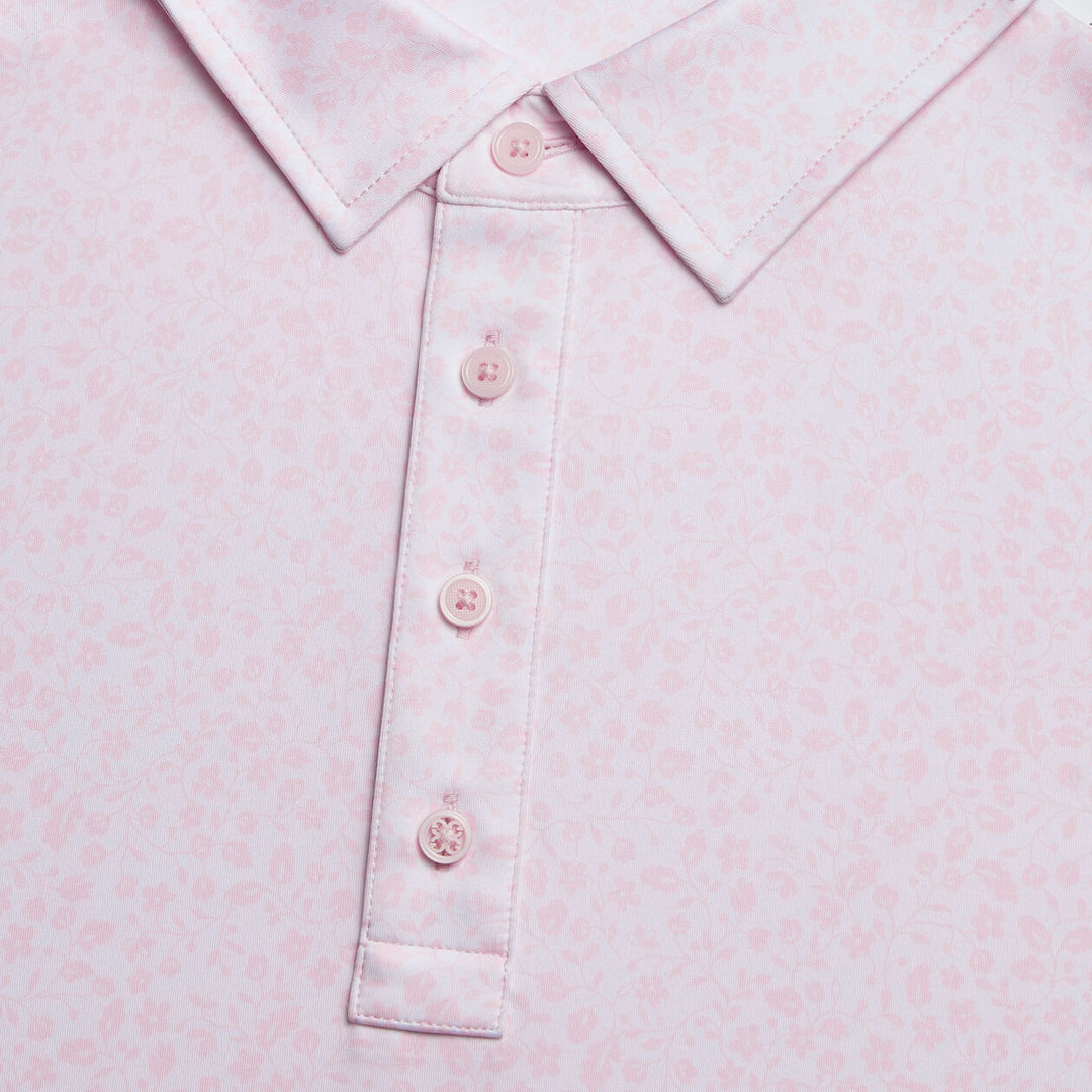 G/FORE MEN'S GARDEN TECH JERSEY POLO - BLUSH