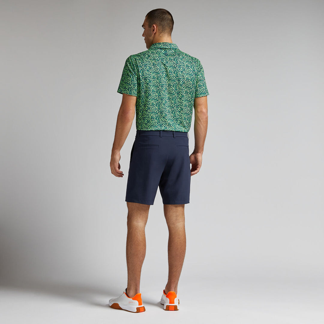 G/FORE MENS GARDEN TECH JERSEY POLO - DEEP SEA