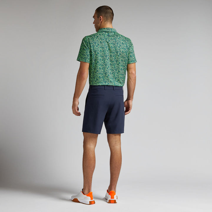 G/FORE MENS GARDEN TECH JERSEY POLO - DEEP SEA