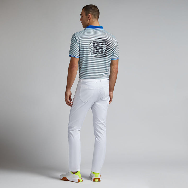 G/FORE MENS CIRCLE G'S GLITCH TECH JERSEY POLO - DAYBREAK