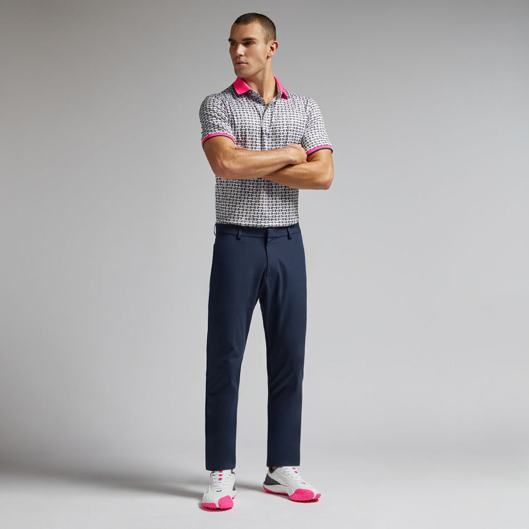 G/FORE MENS G LINK TECH JERSEY POLO - STONE