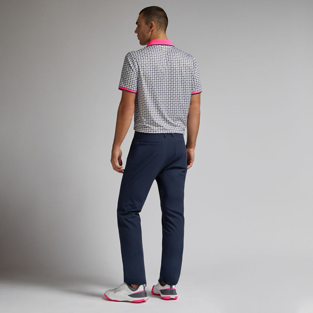 G/FORE MENS G LINK TECH JERSEY POLO - STONE