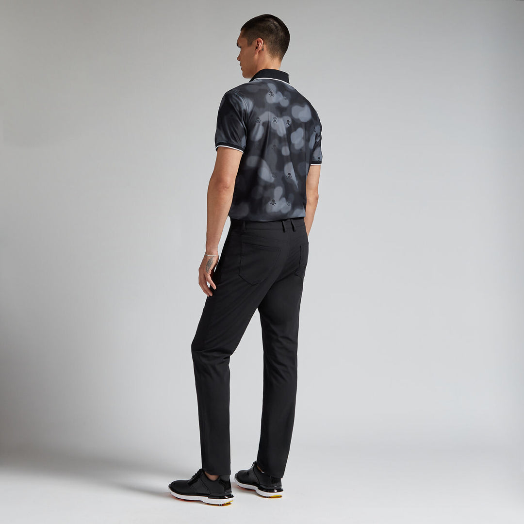 G/FORE MENS BLUR ICON CAMO TECH PIQUÉ POLO - ONYX
