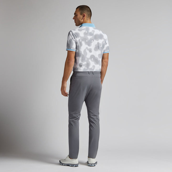 G/FORE MENS BLUR ICON CAMO TECH PIQUÉ POLO - SNOW