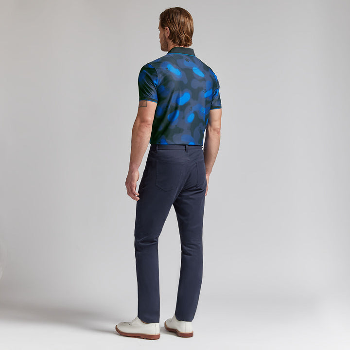 G/FORE MENS BLUR ICON CAMO TECH PIQUÉ POLO - TWILIGHT
