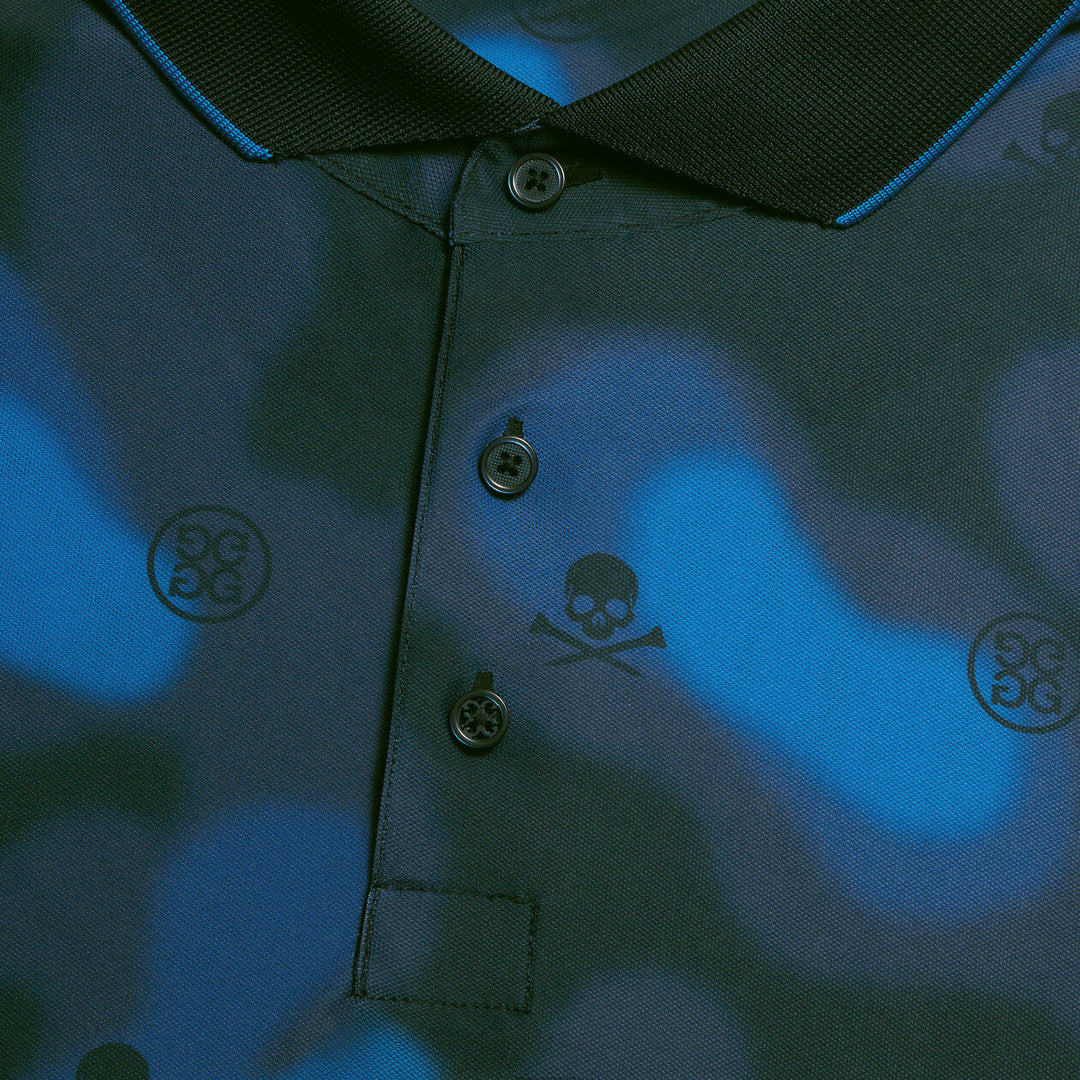 G/FORE MENS BLUR ICON CAMO TECH PIQUÉ POLO - TWILIGHT